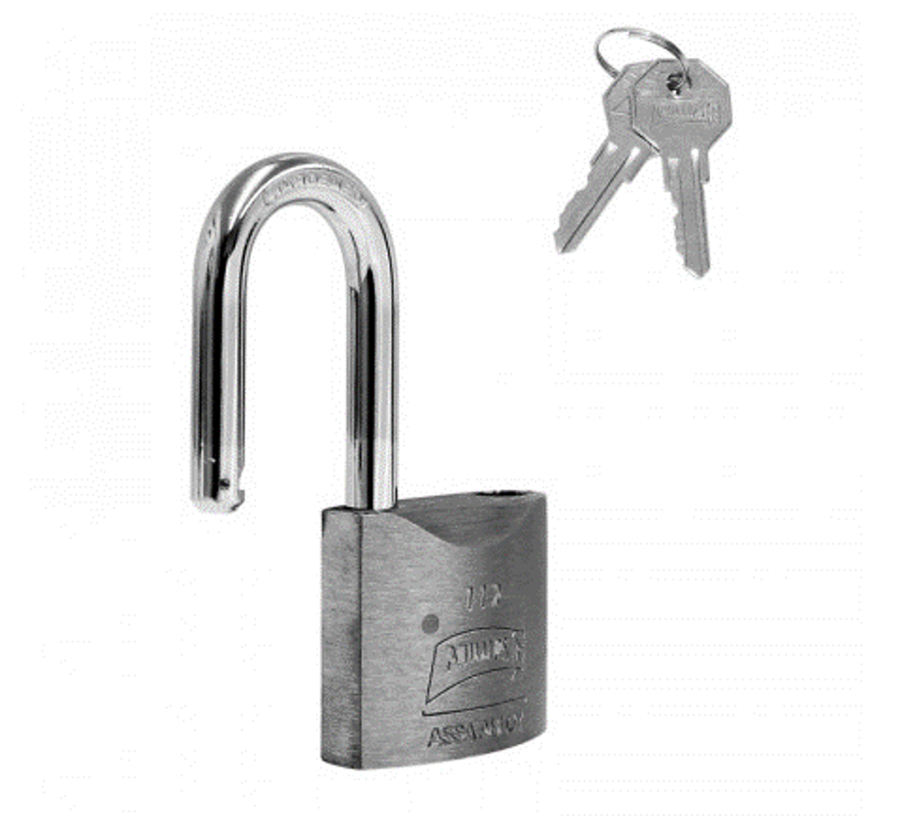 152-112 GL MX123 CANDADO ACERO 112 GL C/LLAVE CLASICA PHILLIPS