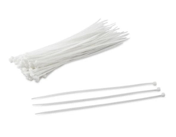 CIN200T  Cinchos de plastico transparente 8" 200x3.5 bolsa c/ 100 unid Surtech