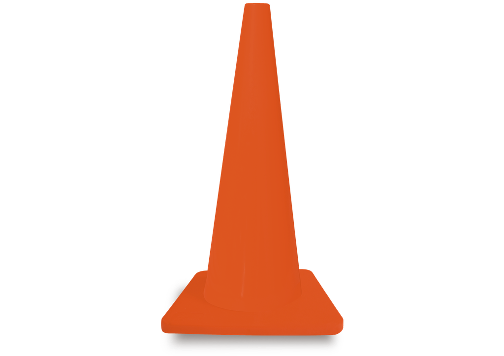 FESR1003-N45 CONO DE PVC NARANJA/ 45 CM