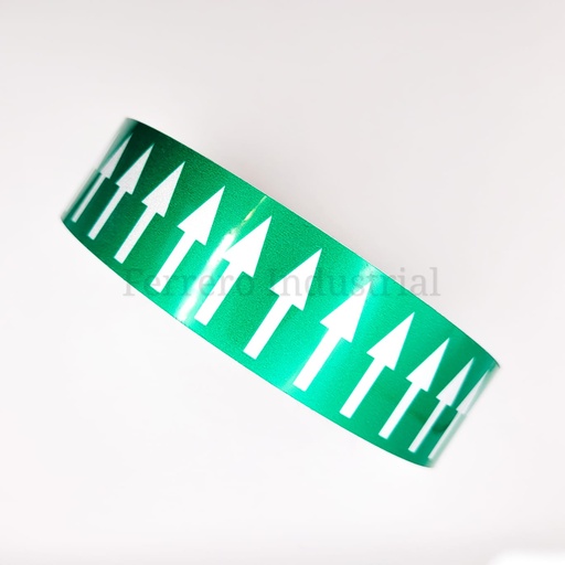 [91425] 91425 CINTA DE FLECHAS BRADY VERDE/BLANCO 1"  25MM X20 MTS