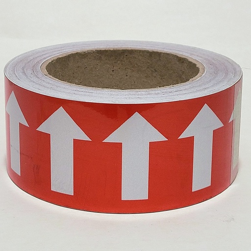 [91422] 91422 CINTA DE FLECHAS BRADY ROJO/BLANCO 2" 50MM X 20 MTS