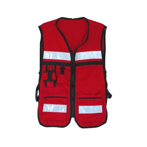 [CHTBR] CHTBR CHALECO TIPO BRIGADISTA ROJO