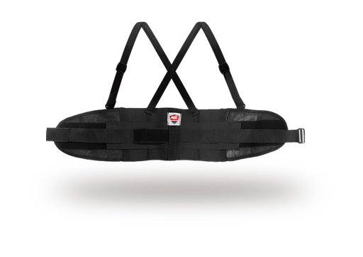 [FESP1024] FAJA ELASTICA  NEGRA  AJUSTE VENTILADO 3 CINTO (TALLA XG) MARCA MR