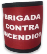 [FS14SEGURI007SM] FS14SEGURI007SM BRAZALETE BRIGADISTA ROJO CONTRA INCENDIOS