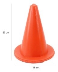 [CONOMINI 23 cm] CONOMINI 23 cm CONITOS NARANJAS DE SEGURIDAD 23 CM