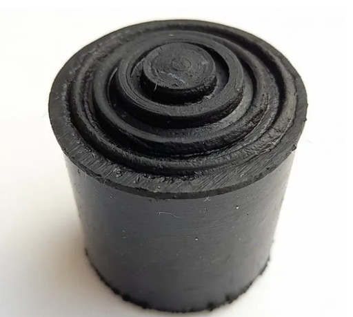 [FE-REGA-5/8-R] FE-REGA-5/8-R REGATON REDONDO DE HULE NEGRO 5/8"