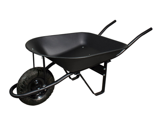 [CAF554] CAF554 Carretilla con bastidor metálico 5.5 Ft3 llanta neumática reforzada de 4 capas Foy