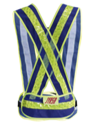 [159J-SR-1017CR] CHALECO CARRILLERO C/BROCHE REFLEJ/AMARILLO CON AZUL JYRSA