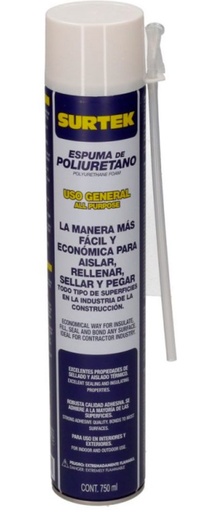 [113522] 113522 Espuma de poliuretano de 750ml Surtek