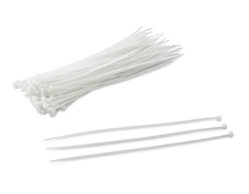 [CIN200T100] CIN200T  Cinchos de plastico transparente 8" 200x3.5 bolsa c/ 100 unid Surtech