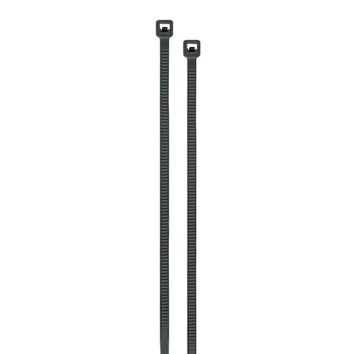 [CIN200N100] Cincho de plástico negro 8" 200x3.6 mm bolsa 100 piezas 