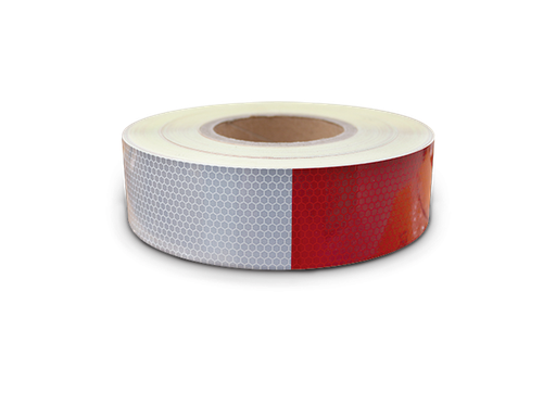 [Fesr102] Rollo de 45 mts  x 2" de cinta reflejante de PVC Surtech