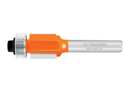 [11444] 11444 Broca para router, corte recto, 1/2' con balero, Truper BROU-RB1/2X