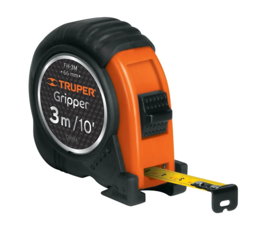 [15387] 15387 Flexómetro contra impactos 3 m cinta 13 mm grad. métrica FH-3ME